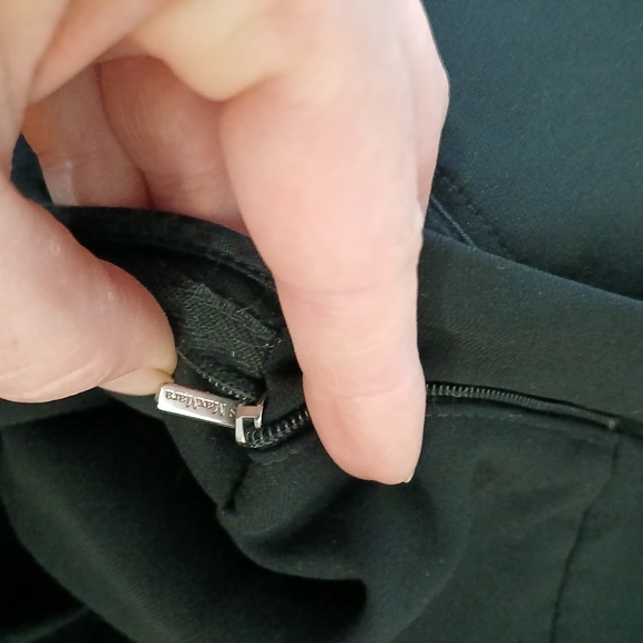 'S Max Mara Design for Easy Living Wide Leg Trousers. Black - Picture 6 of 14